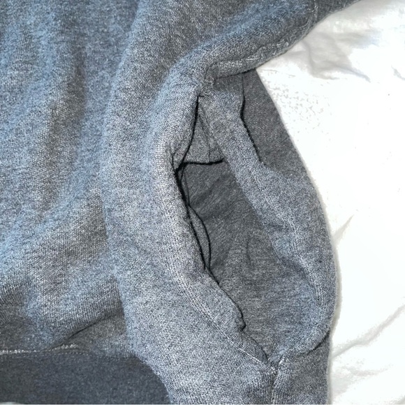 MWL Madewell LARGE Mens Dusty Blue Betterterry Hoodie Sweatshirt Organic Cotton - Picture 5 of 6